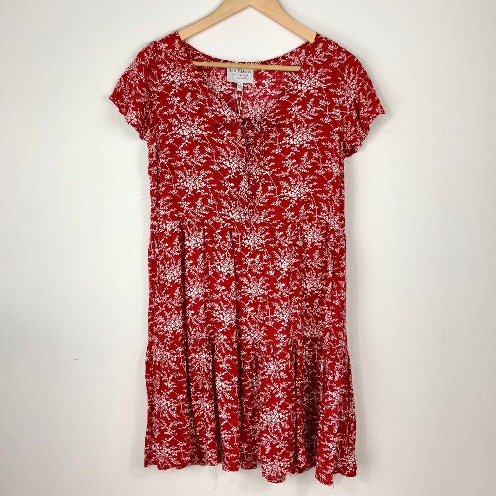 Demi Red Floral Dress